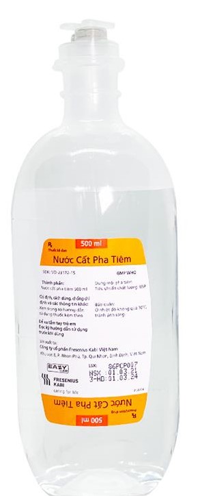 Nước cất pha tiêm Kabi (Chai/500ml) 