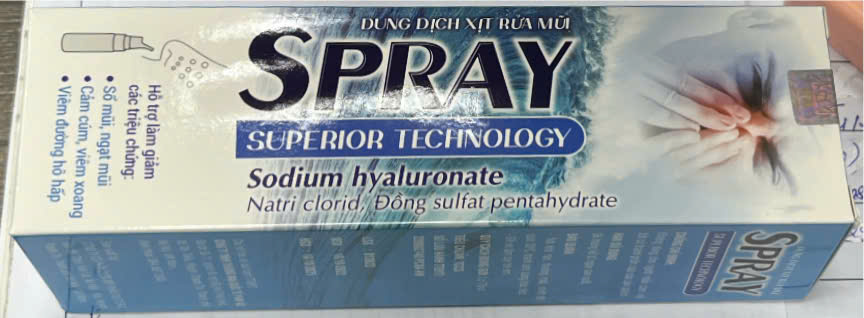 Xịt rửa mũi Spray Superior (Lọ/7ml) date 10/2025