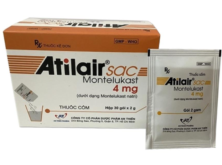 Atilair sac Montelukast 4 mg An Thiên (H/30gói/2g)