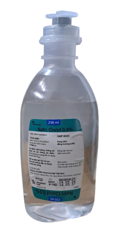 Natri Clorid 0.9% Dịch Truyền Fresenius Kabi (Chai/250ml)