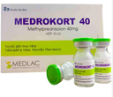 [T14036] Medrokort 40 Methylprednisolone 40mg Medlac (H/10lọ )