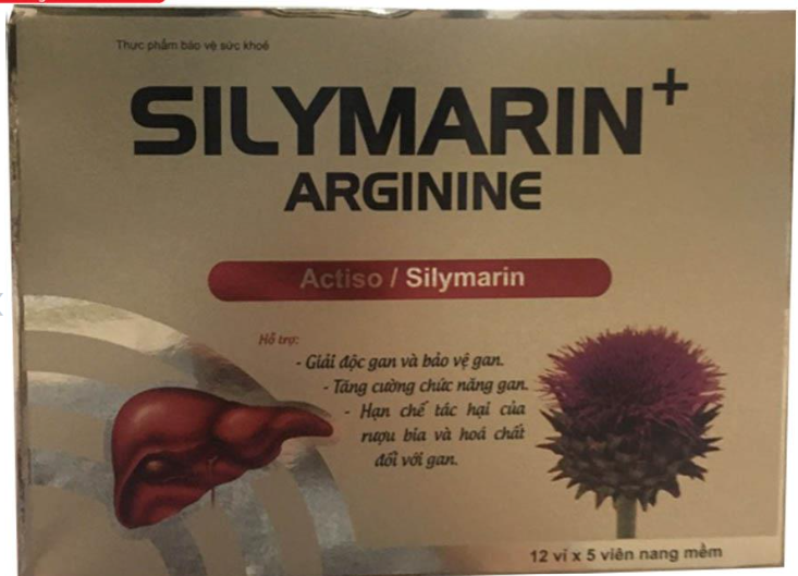 Silymarin + Arginine Akopha Pháp (H/60v) (Vàng)
