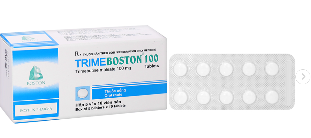 Trimeboston Trimebutine maleate 100mg Boston (H/50v)