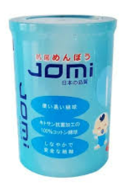 Tăm Bông Jomi Sơ Sinh Xanh (Lọ/200 que)