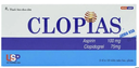 [T14272] Clopias Aspirin 100mg Clopidogrel 75mg USP (H/30v)