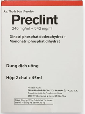 Preclint Dinatri phosphat dodecahydrat 240mg/ml (H/2chai/45ml)