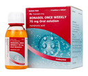 [T14401] Bonasol Once Weekly 70mg Oral Solution (H/4c/100ml) Date 09/2027
