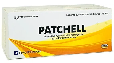 Patchell Paroxetine 20mg Davipharm (H/100v)