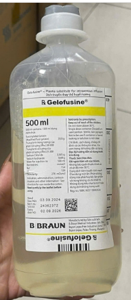 Gelofusine Braun (C/500ml) Date 09/2026