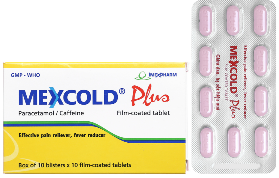 Mexcold Plus Paracetamol Imexpharm (H/100v)