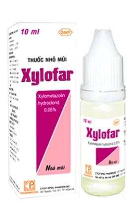 Nhỏ mũi Xylofar Xylometazolin 0.05% Pharmedic (Cọc/10 lọ/10ml)