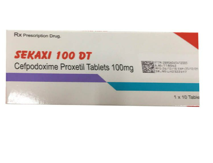 Sekaxi 100 DT Cefpodoxim 100mg Ấn ( H/10v) Date 05/2026