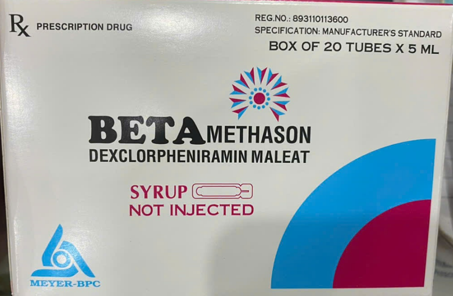 BETA Methason  Meyer-Bpc (H/20o/5ml) Date 05/2027