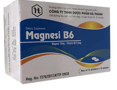 Magnesi B6 Hà Thành (H/100v) ( Phân Phối Đại Y)