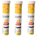 [T14967] Viên sủi KIZVITAM ORANGE FLAVOUR (T/20v) Date 04/2027