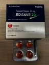 [T15026] EDSAVE Tadalafil 20mg Ấn Độ (H/4v) Date 12/2027