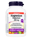 [T15171] Magnesium Bisglycinate Webber Naturals (Lọ/120 viên)