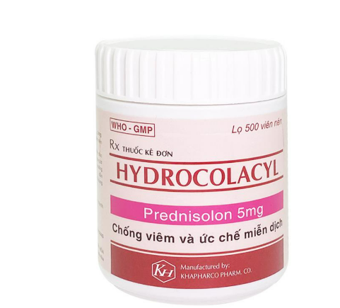 Hydrocolacyl Prednisolon 5mg viên nén Khánh Hòa ( Lọ/500viên)