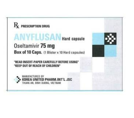 Anyflusan Oseltamivir 75mg Korea United (H/10 Viên )