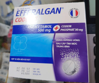 Efferalgan Codein 500mg viên sủi (H/16v)