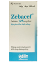 [T00025] Zebacef Cefdinir 125mg/5ml Bilim Thổ Nhĩ Kỳ (Lọ/100ml) Date 04/2027