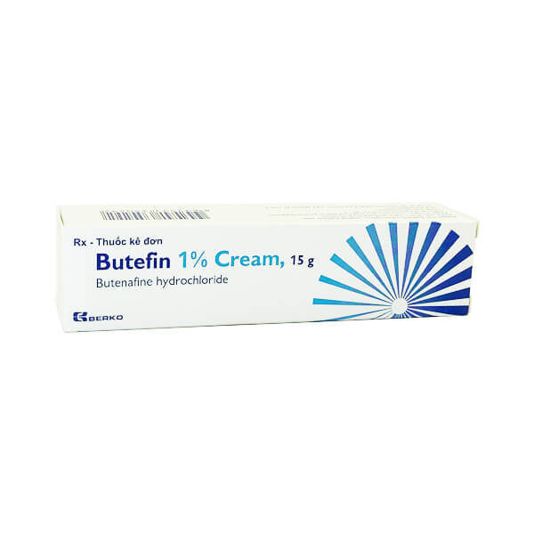 Butefin Butenafine 1%  Berko (Tuýp/15g) Date 03/2027