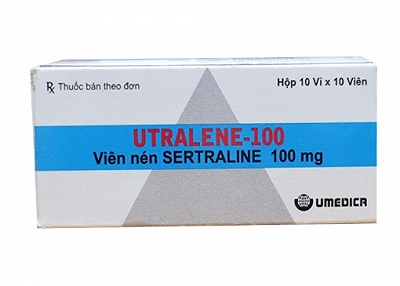 Utralene 100 Sertraline 100mg Ấn Độ (H/100v)