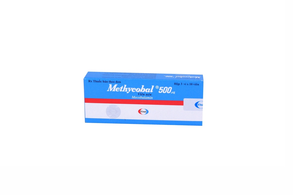 Methycobal Mecobalamin 500mcg Eisai Nhật Bản (H/30v) Date 11/2027