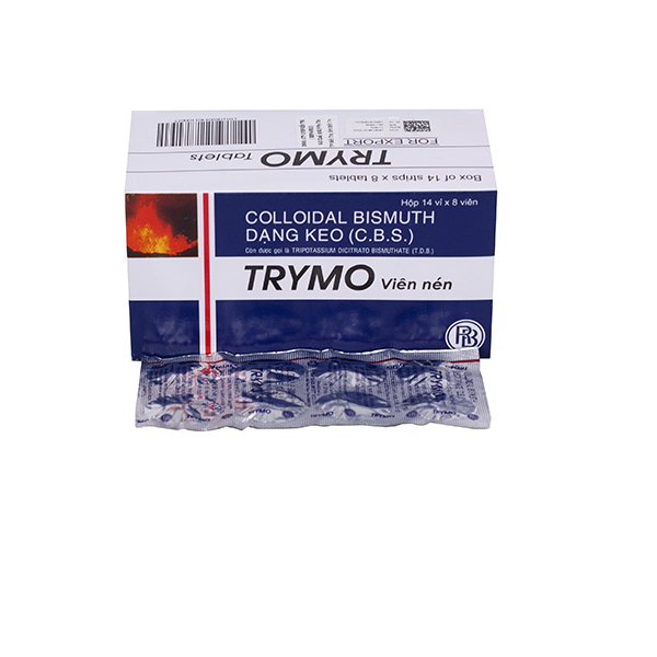 Trymo Bismuth trioxide 120mg Raptakos Ấn độ (H/112v) Date 06/2027
