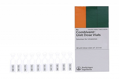 Combivent 2.5ml Boehringer Đức (H/10o/2.5ml) date 08/2027
