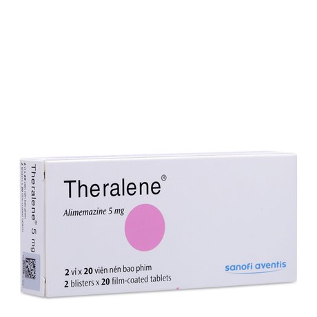 Theralene Alimemazin 5mg Sanofi (H/40v) Date 05/2027