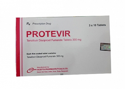 Protevir Tenofovir 300mg Incepta (H/30v) Date 04/2027