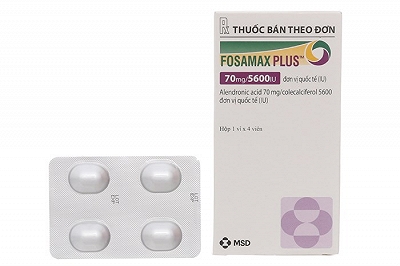 Fosamax Plus 70mg/5600IU MSD (H/4v) Date 05/2027