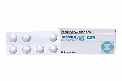 Singulair Montelukast 4mg MSD (H/28v) date 10/2027
