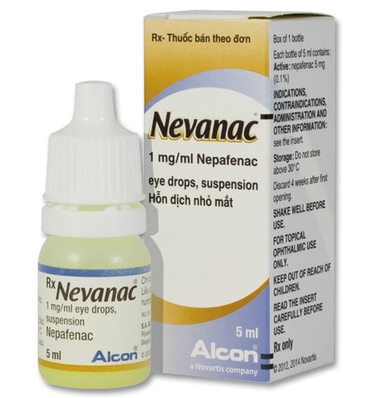 Nevanac 5ml nhỏ mắt Alcon (Lọ/5ml) Date 07/2027
