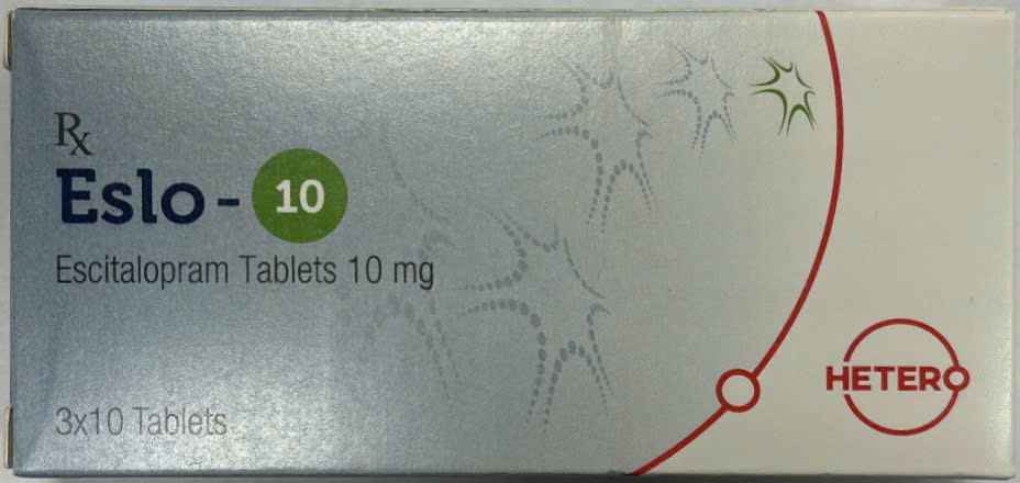 Eslo Escitalopram 10mg Hetero (H/30v) Date 10/2027