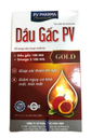 [T01326] Viên Dầu Gấc Gold PV Phúc Vinh (Lọ/100v) màu nâu date 06/2026