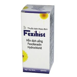 Fexihist Fexofenadin 60mg/5ml Ấn Độ (Lọ/60ml)