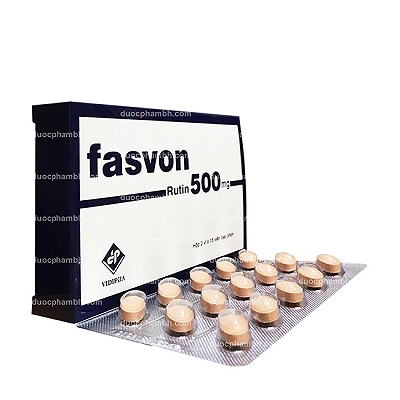 Fasvon Rutin 500mg Vidipha (H/30v) Date 03/2027
