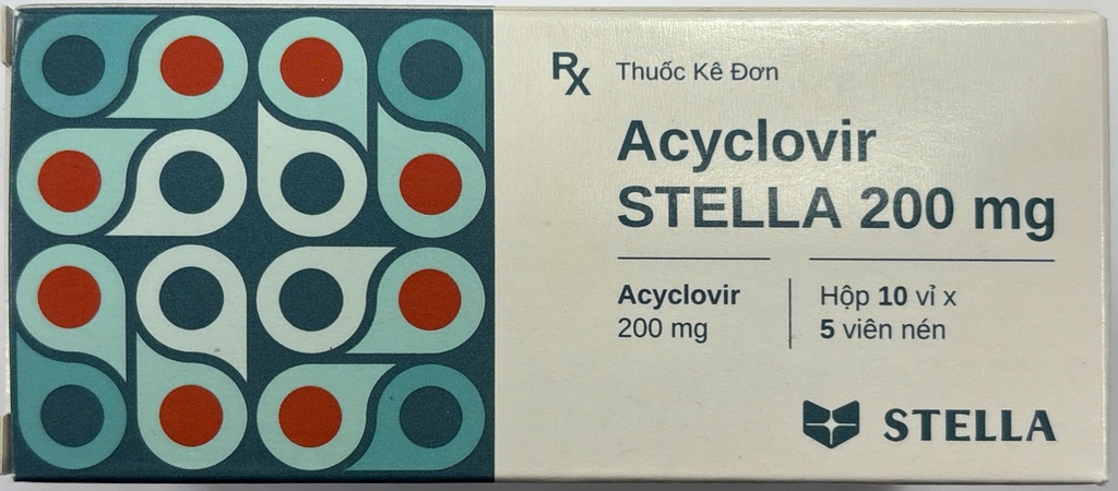  Acyclovir 200mg Stella (H/50v)