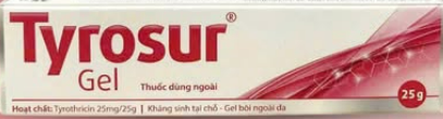 Tyrosur Tyrothricin 25mg/25g Engelhard Arzneimittel Đức (Tuýp/25g) Date 04/2027