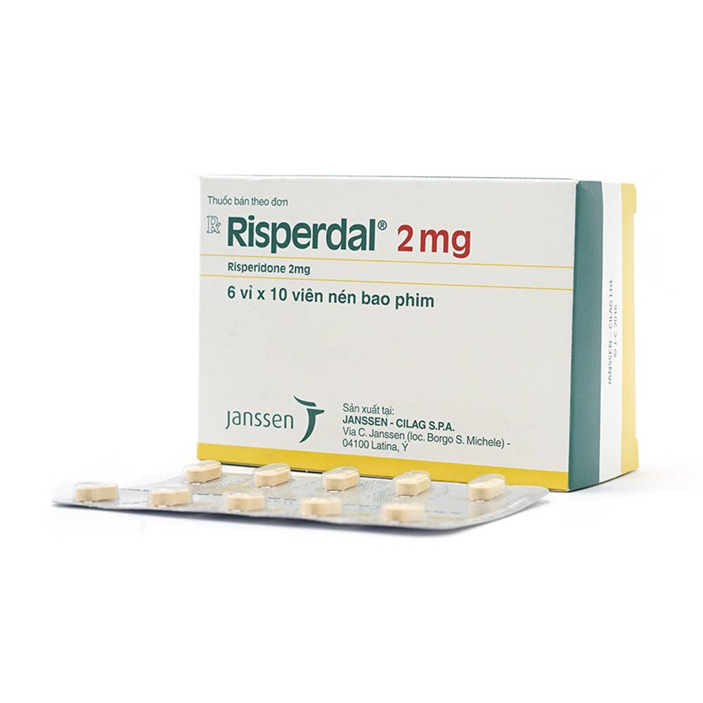 Risperdal Resperidon 2mg Janssen (H/60v) Date 07/2027