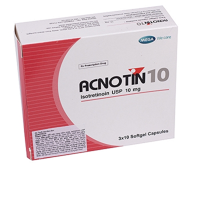 Acnotin isotretinoin 10mg Mega (H/30v) Date 03/2027