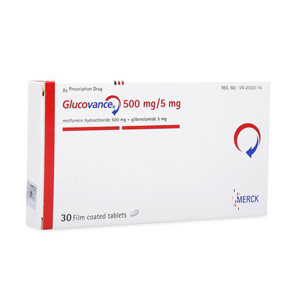  Glucovance 500mg/5mg Merck (H/30v) Date 07/2027