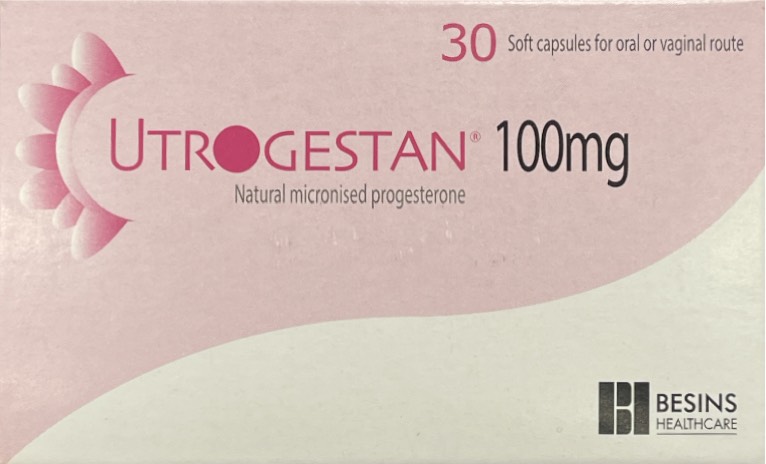 Utrogestan 100mg Besins (H/30v) Date 08/2027