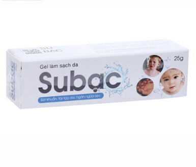 Subac Gel Làm Sạch Da Âu Cơ (Tuýp/25g) Su bạc