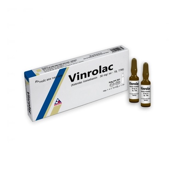 Vinrolac Ketorolac 30mg/ml Vĩnh Phúc (H/10o/1ml)