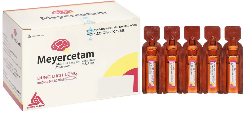 Meyercetam 5ml Piracetam 333,3mg Meyer BPC (H/20o/5ml)