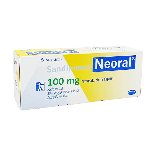 Sandimmun Neoral Siklosporin 100mg Novartis (H/50v) Date 08/2026