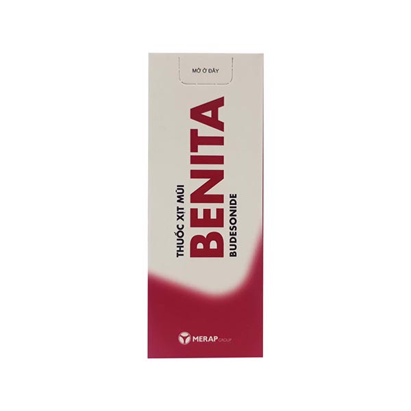  Benita Budesonide 64mcg/0.05ml xịt mũi Merap (Lọ/120 liều) Date 11/2026